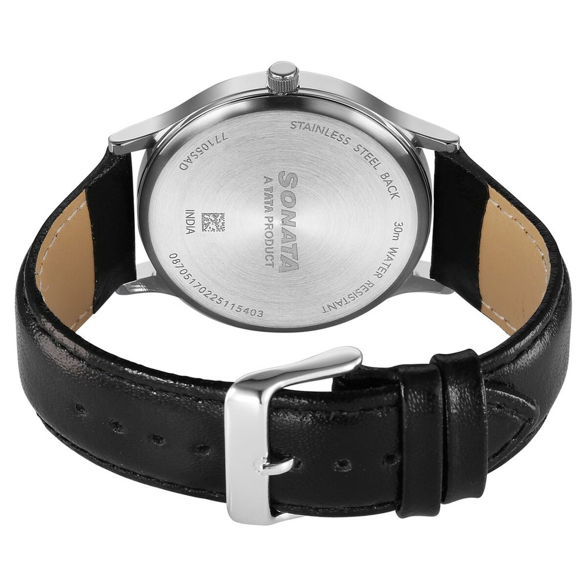 Sonata Aspire Quartz Analog with Date Green Dial Leather Strap Watch For Men 5