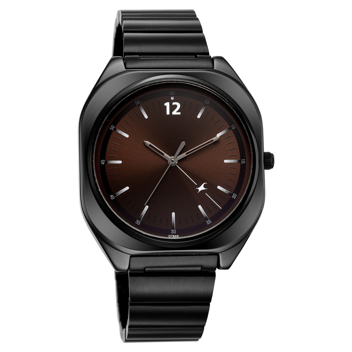 Fastrack 9 to Fine Analog with Brown Dial Metal Strap Watch for Guys 2