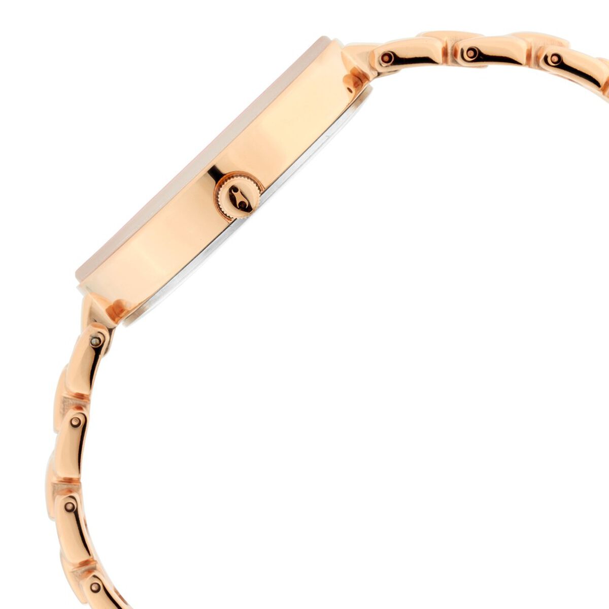 Fastrack Ruffles Quartz Analog with Date Pink Dial Stainless Steel Strap Watch for Girls 5