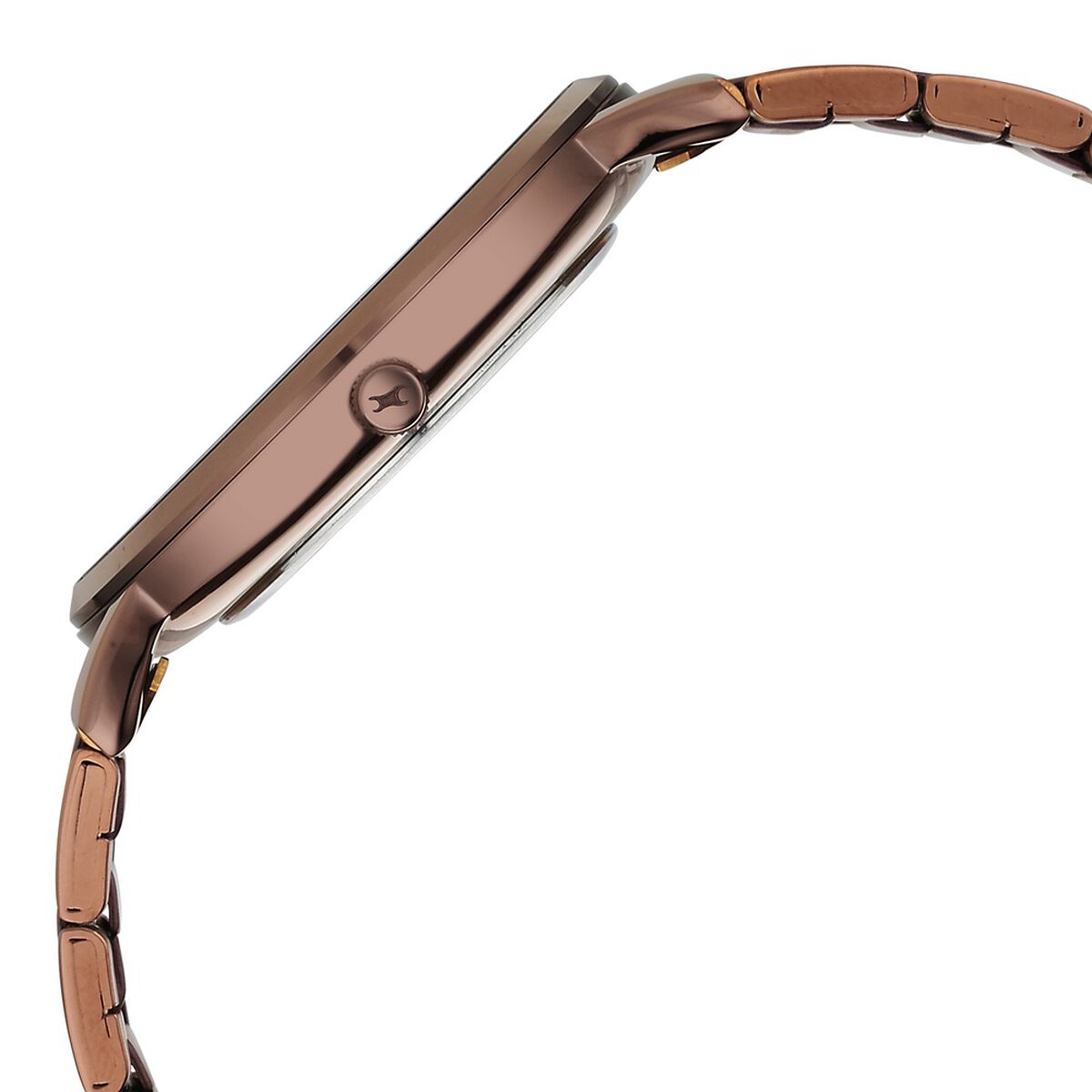Fastrack Stunners X Quartz Analog Brown Dial Stainless Steel Strap Watch For Guys 4
