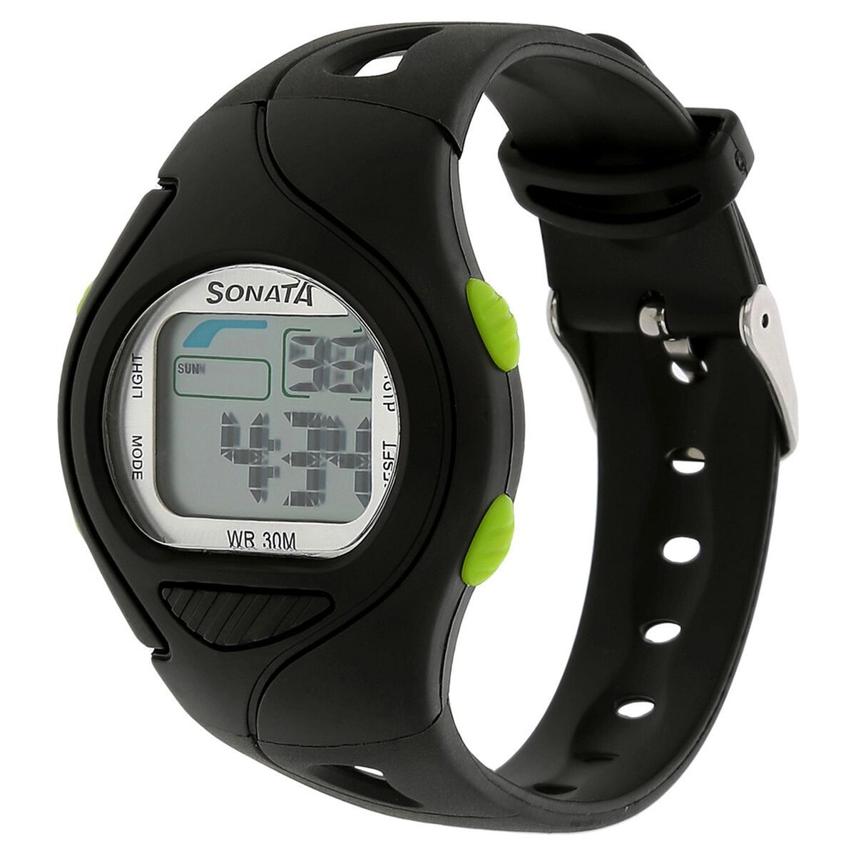 SF Digital Grey Dial Plastic Strap Unisex Watch 2