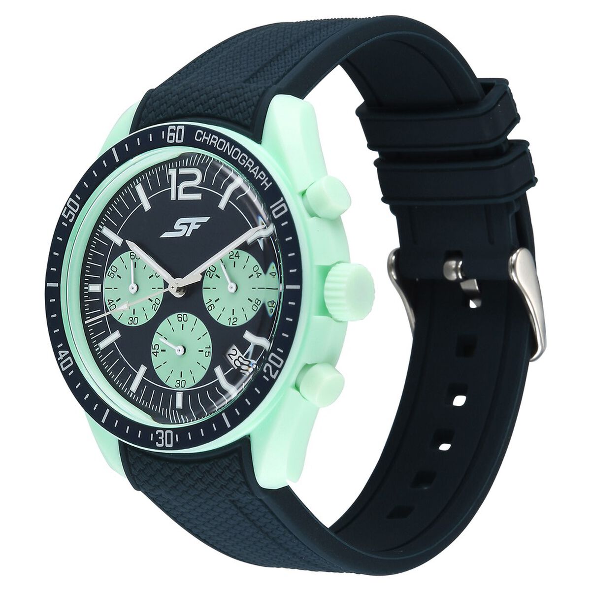 SF Genesis Bold Chronograph Watch for Men with Blue Strap 2
