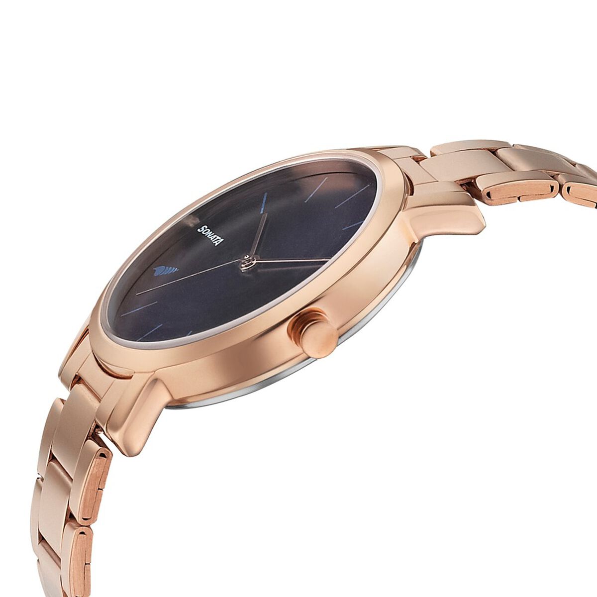 Sonata Play Blue Dial Women Watch With Stainless Steel Strap 3