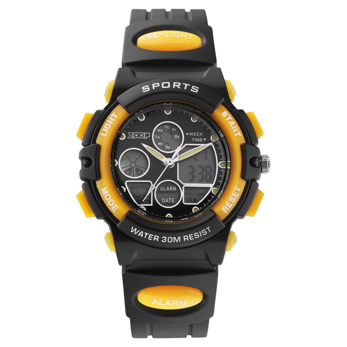 Zoop Analog Digital Watch with Black Dial & Black Strap for Boys Kids, from House of Titan 1