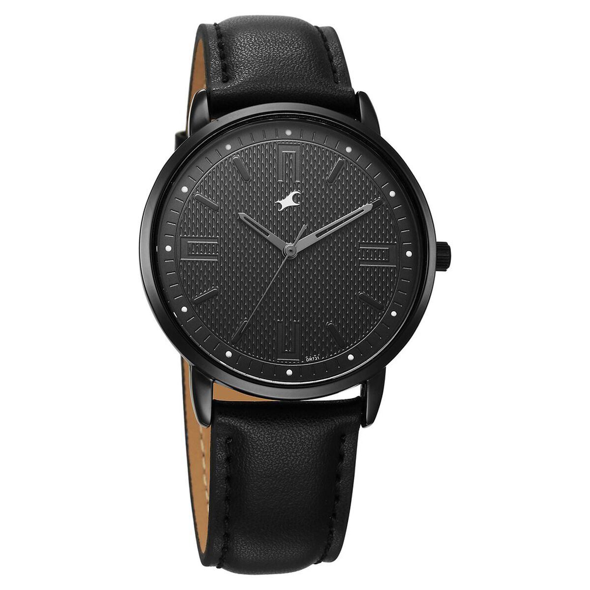 Fastrack Stunners X Quartz Analog Black Dial Leather Strap Watch For Guys 2