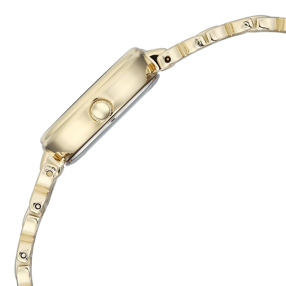 Titan Raga Spotlight Quartz Analog White Dial Golden Metal Strap Watch For Women 5