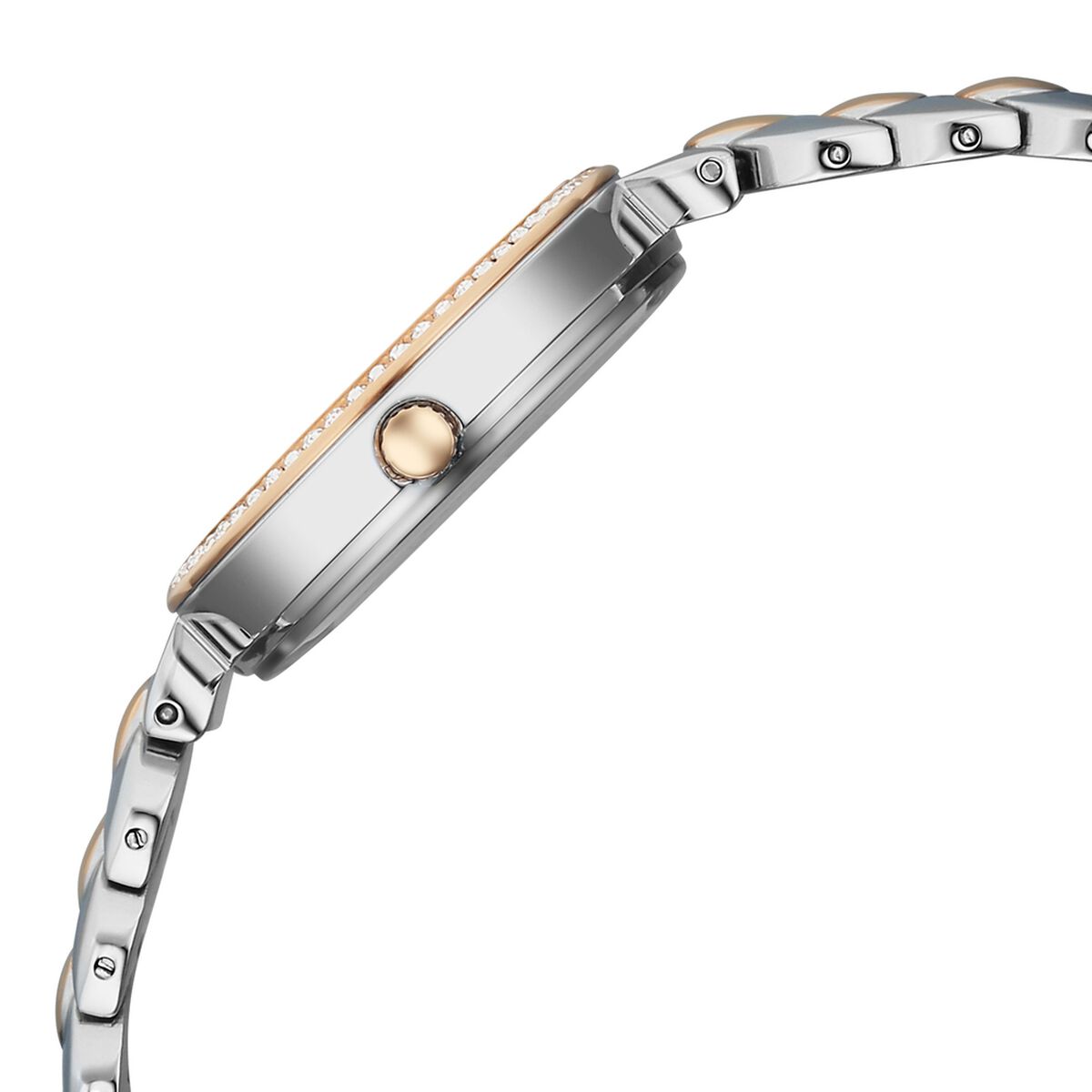 Titan Raga Showstopper Quartz Analog Rose Gold Dial Two Toned Metal Strap Watch For Women 4