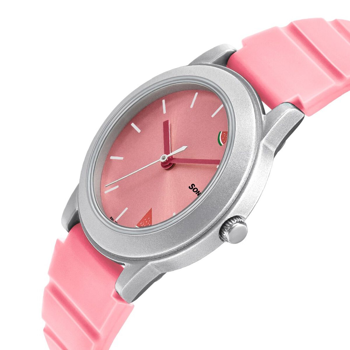 Sonata Play Pink Dial Women Watch With Plastic Strap 3