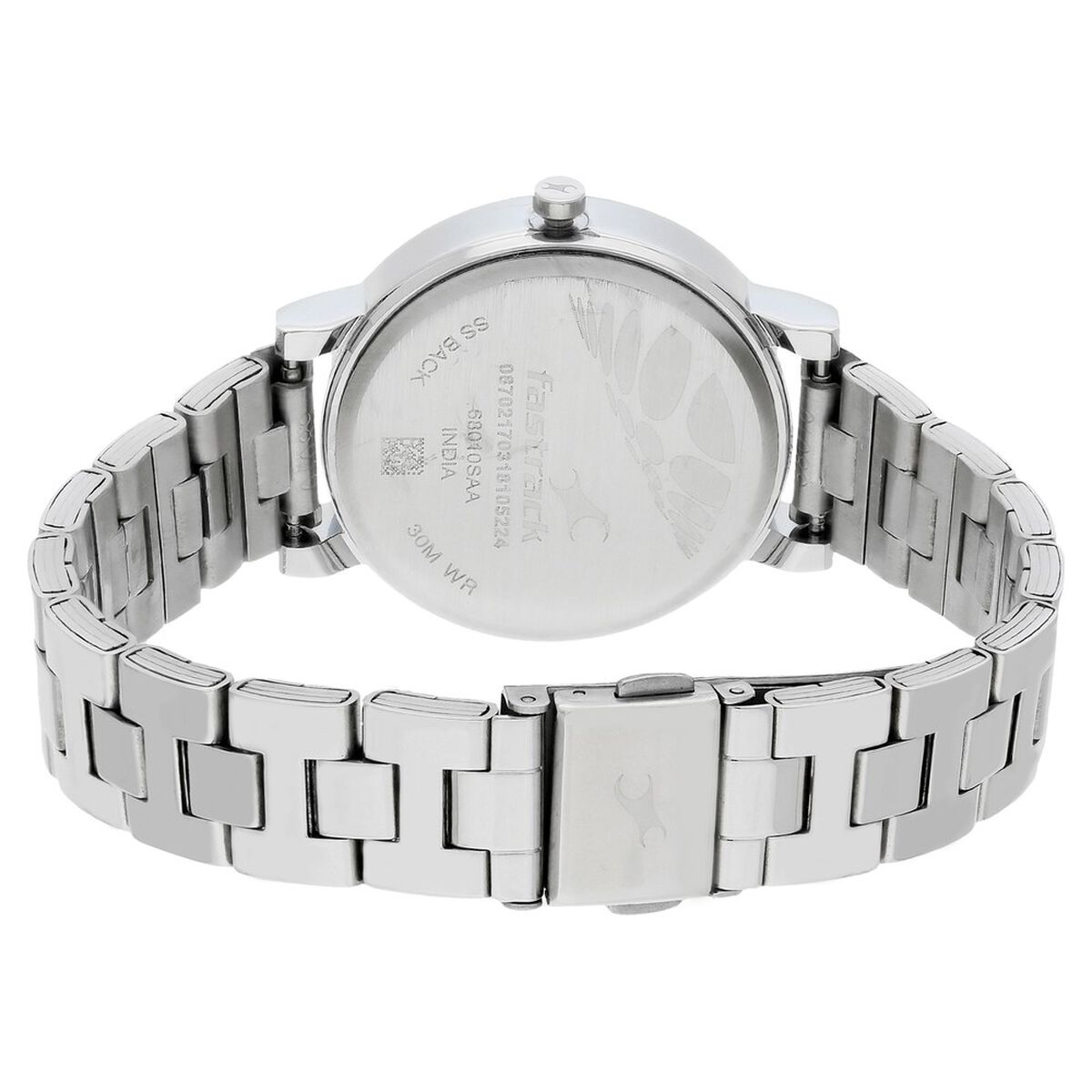 Fastrack Fundamentals Quartz Analog Blue Dial Stainless Steel Strap Watch for Girls 5