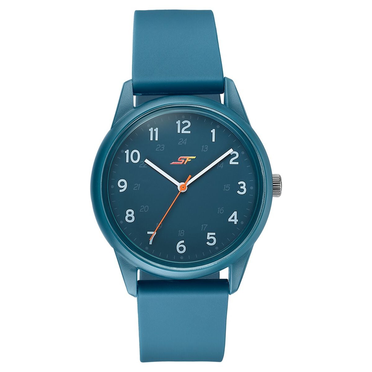 Sonata SF Field watch Quartz Analog Blue Dial Blue Silicone Strap Watch For Men 1