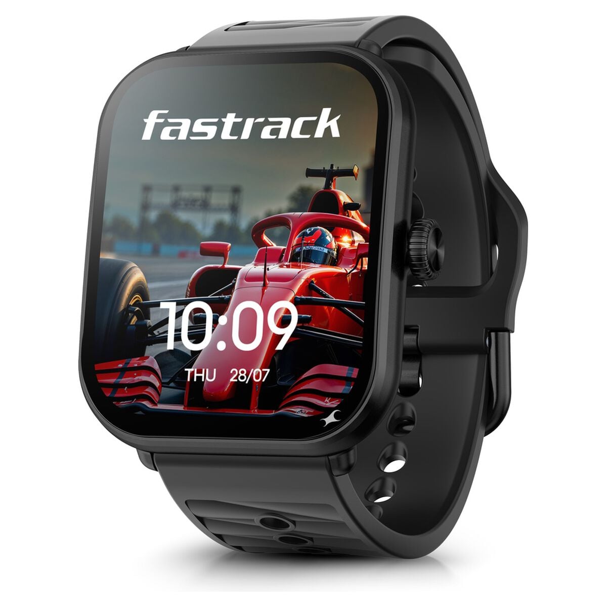 Fastrack MYND - 4.9 cm AMOLED Display, AI Watchface, Offline Voice Commands, AI Chat, BT Calling IP68 Smartwatch 1