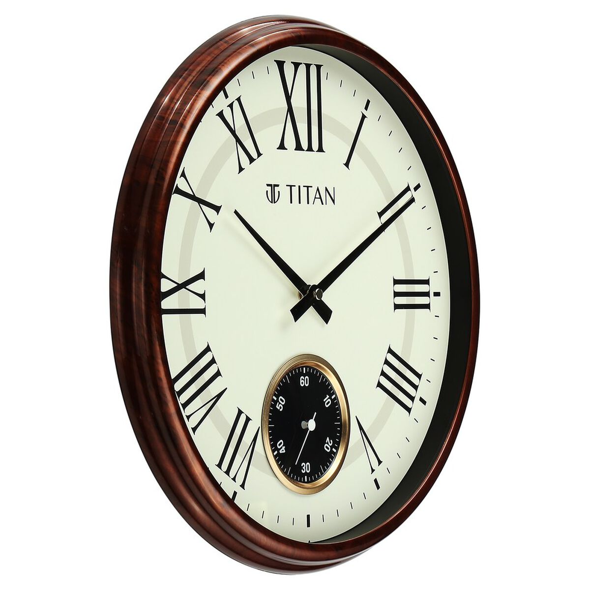 Titan Classic Sub-Second Wall Clock - 35cm x 35cm (Small) 3