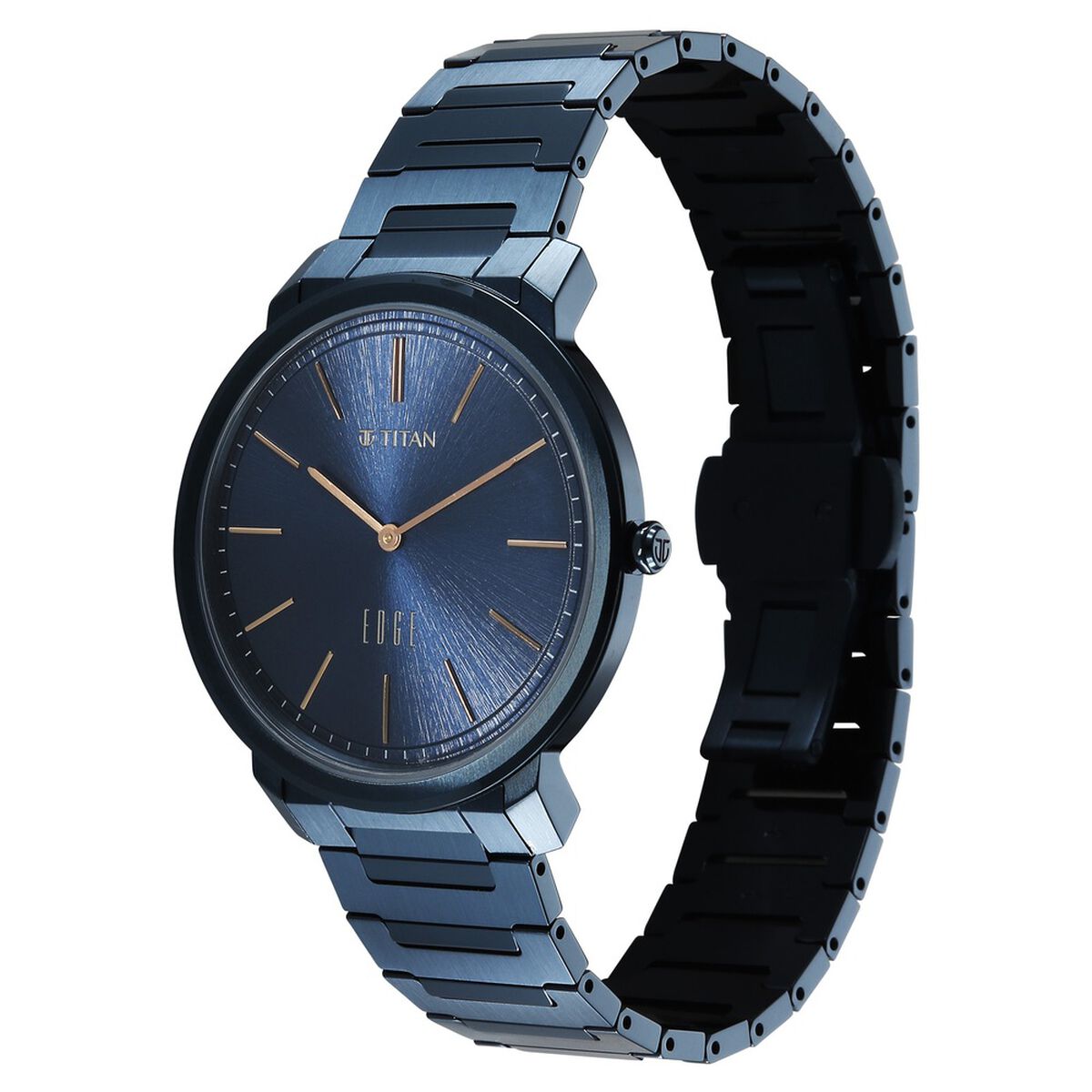 Edge Meister Quartz Analog Blue Dial Blue Stainless Steel Strap Watch For Men 5