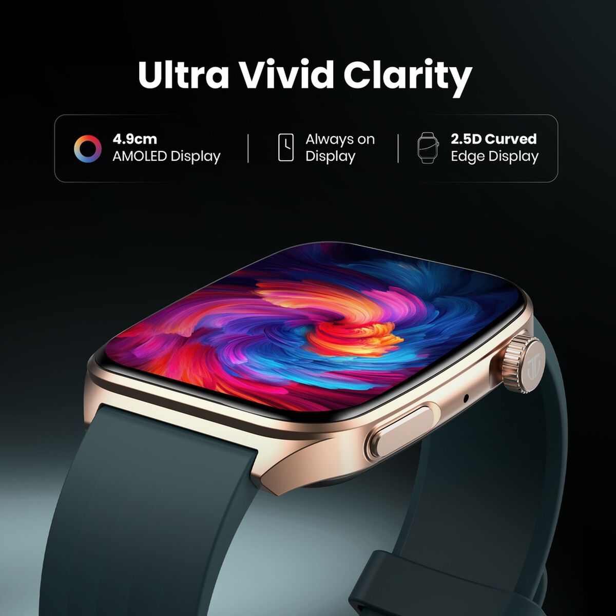 Titan Smart 4.0 Smartwatch with 1.93" AMOLED Display, Infinite AI Watch Faces, AI Voice assistant, QR Hub? 2