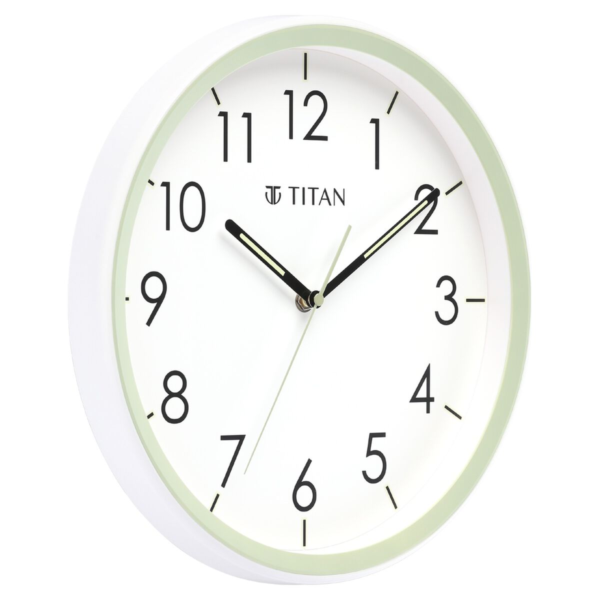 Titan 32.5 cm White-Lume Wall Clock: Stylish Nighttime Illumination 5