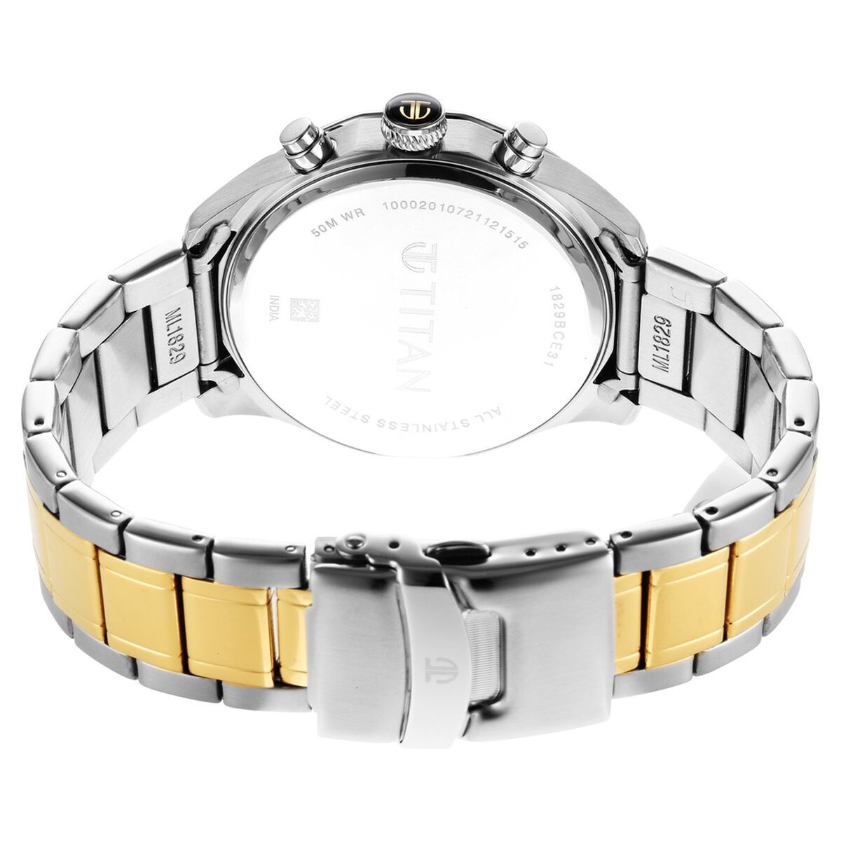 Titan Regalia Opulent Multifunction Silver Dial Silver Stainless Steel Strap Watch For Men 5