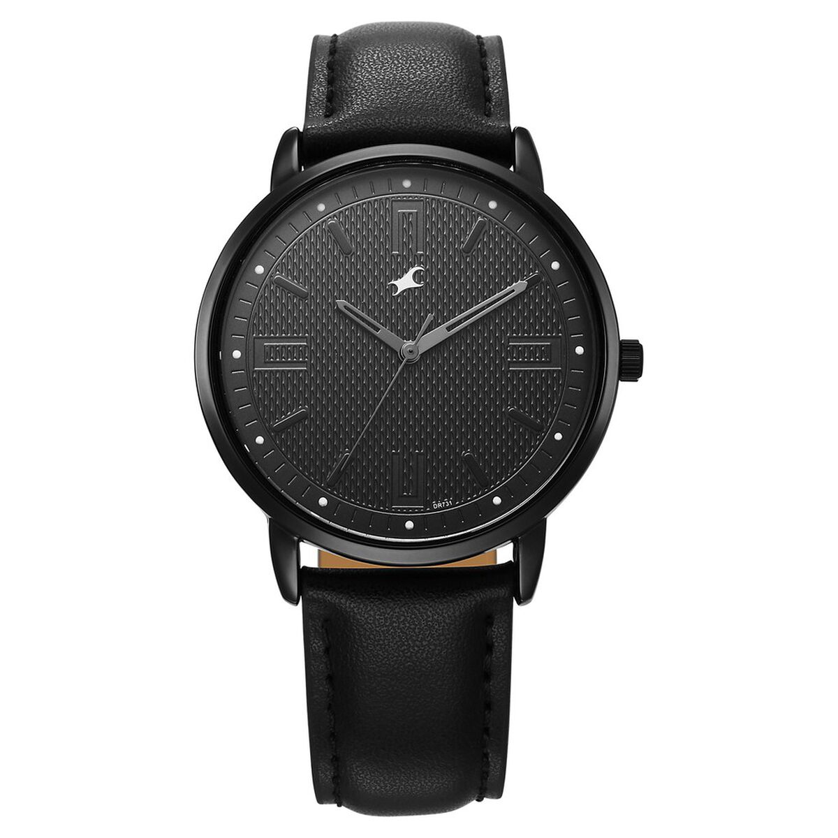 Fastrack Stunners X Quartz Analog Black Dial Leather Strap Watch For Guys 1
