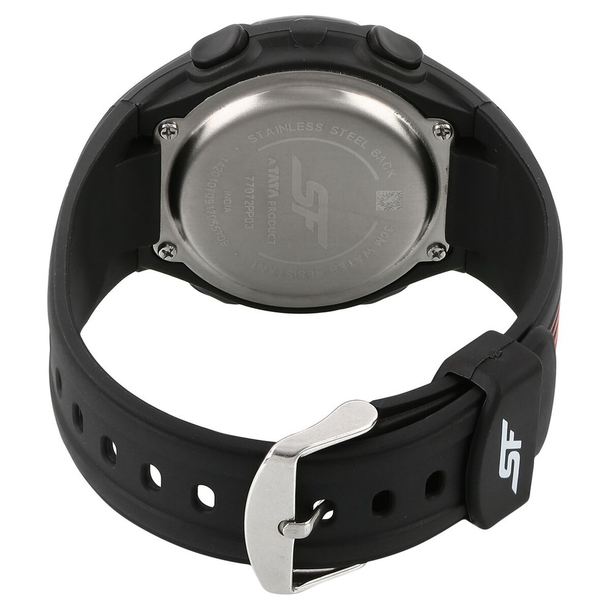 SF Super Fibre Digital Dial Plastic Strap Watch for Men 4