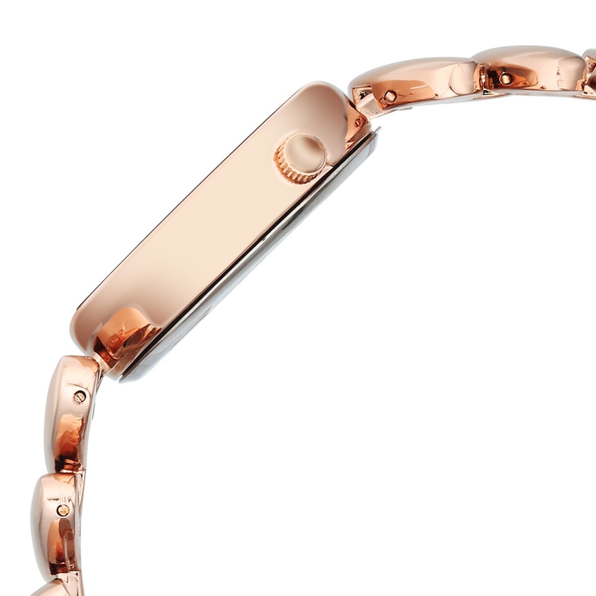 Vyb Successor By Fastrack Quartz Analog Pink Dial Rose Gold Metal Strap Watch For Girls 5