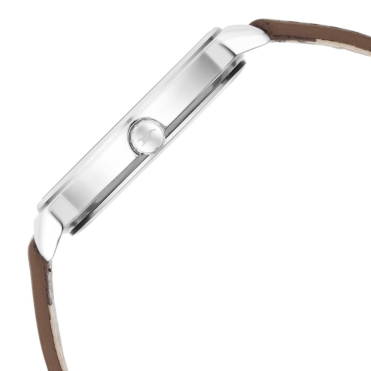 Fastrack Stunners Quartz Analog Grey Dial Brown Leather Strap Watch For Guys 4