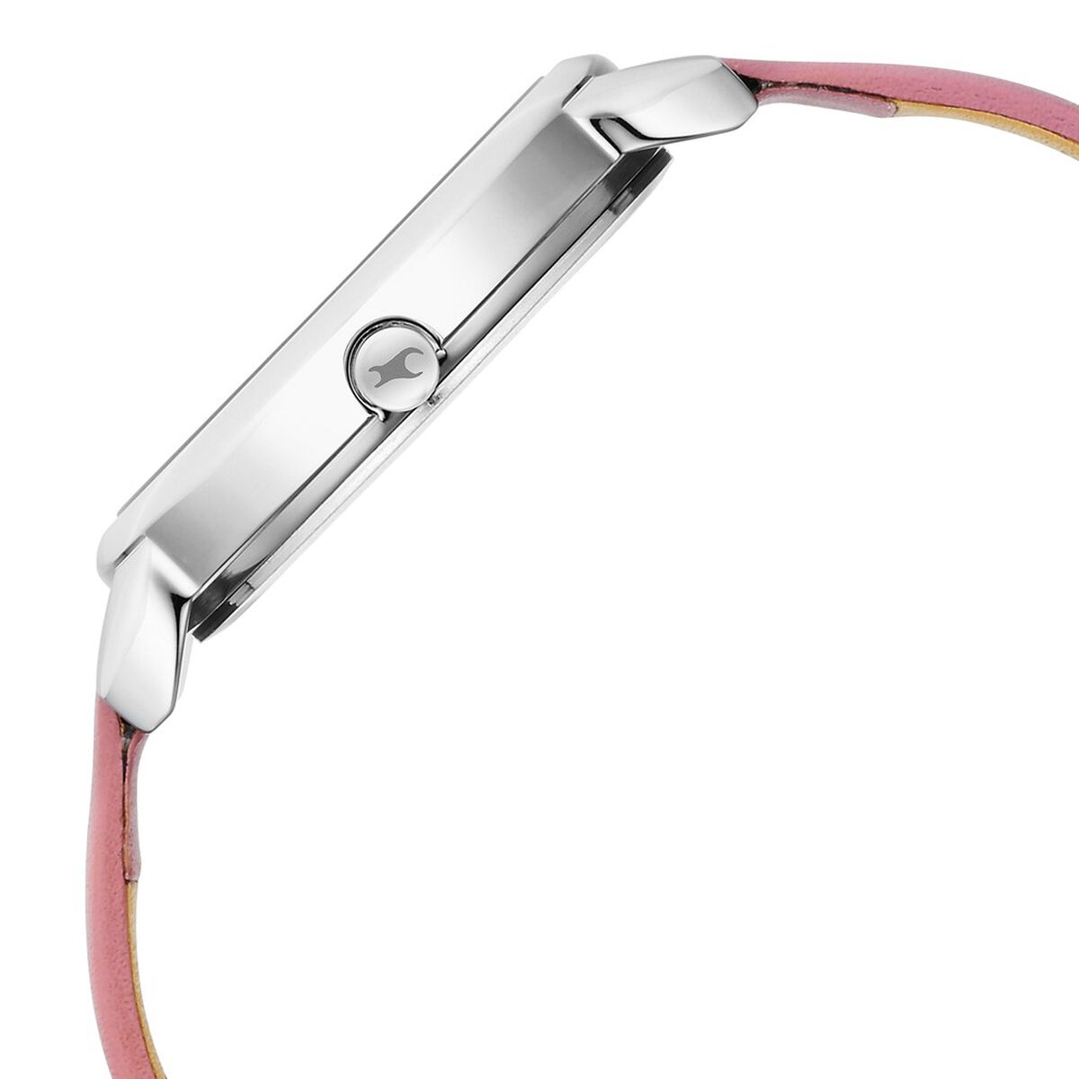 Fastrack Stunners Quartz Analog Purple Dial Leather Strap Watch for Girls 4