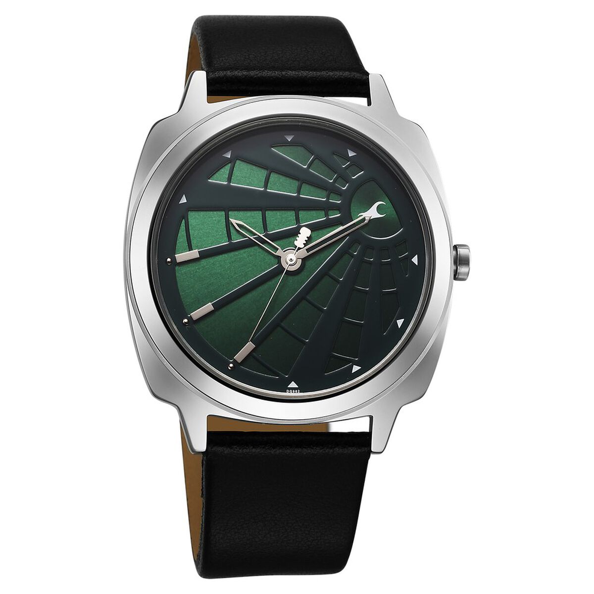 Fastrack Groove Quartz Analog Green Dial Guys Leather Watch 4