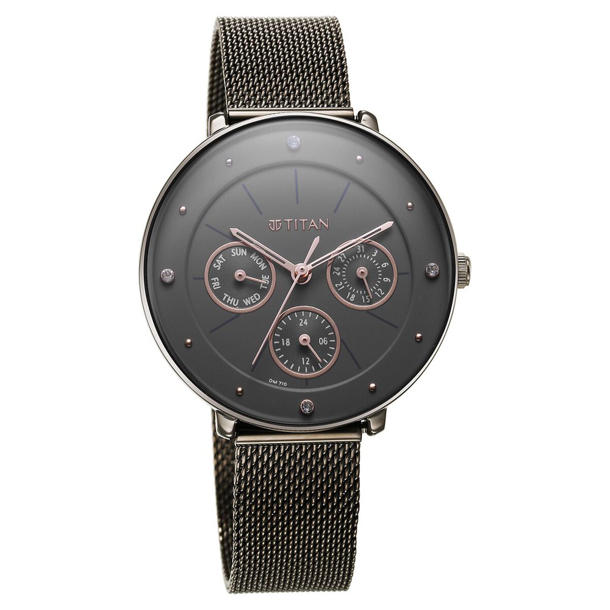 Titan Neo Grey Dial Analog Stainless Steel Strap watch for Women 1