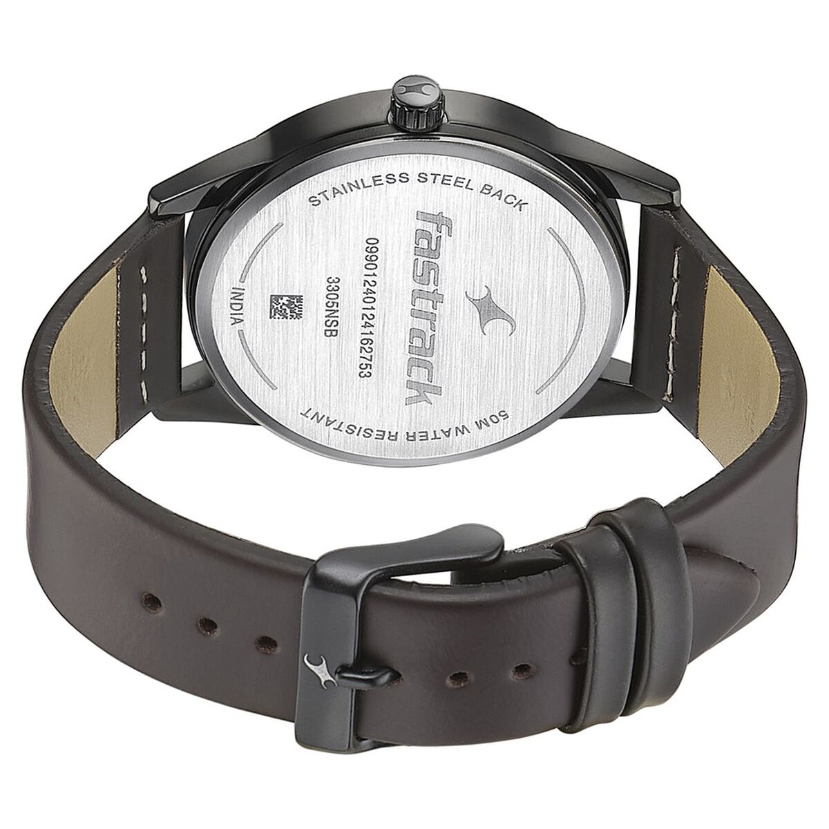 Fastrack Stunners Quartz Analog Green Dial Leather Strap Watch for Guys 5