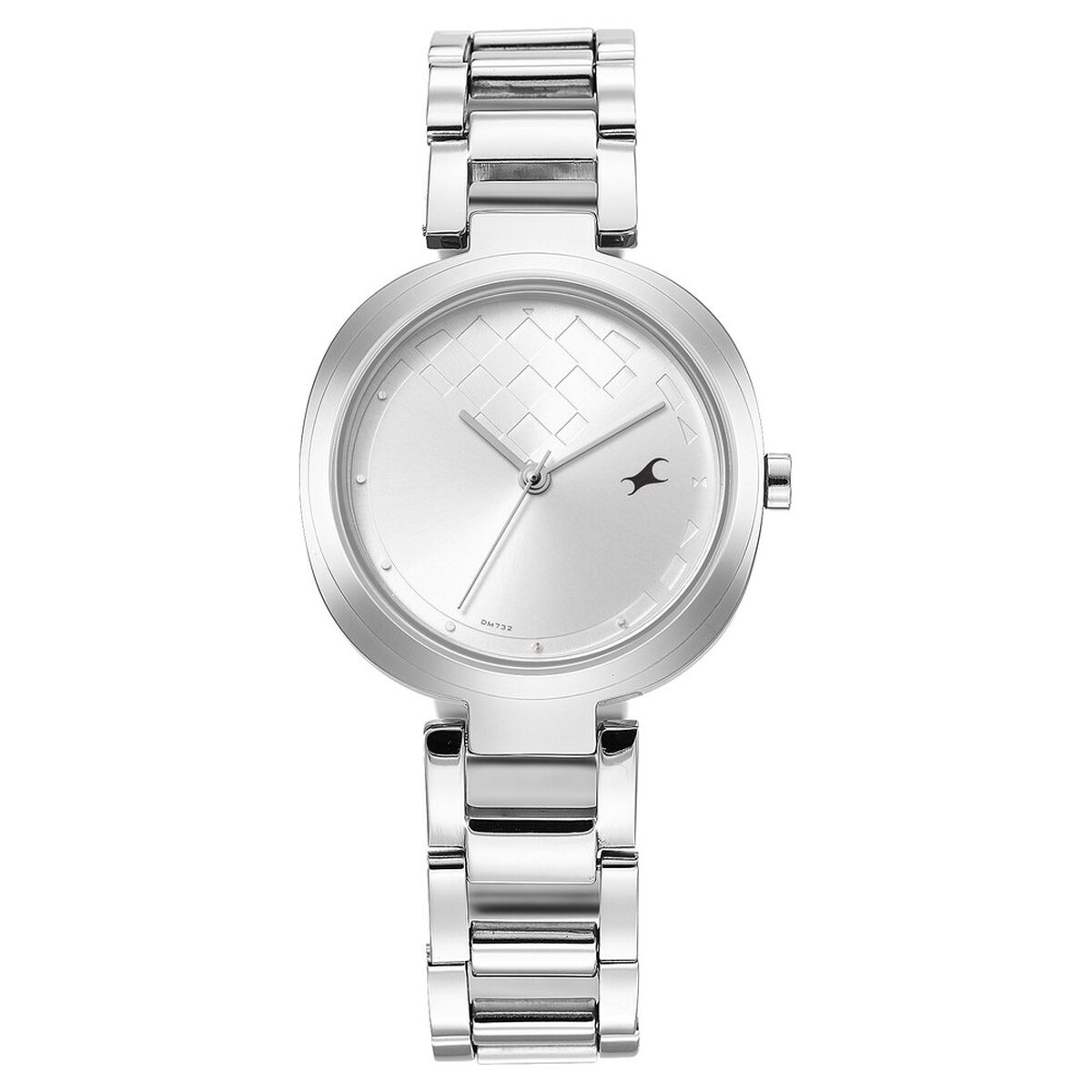 Fastrack Stunners Quartz Analog Silver Dial Stainless Steel Strap Watch for Girls 3