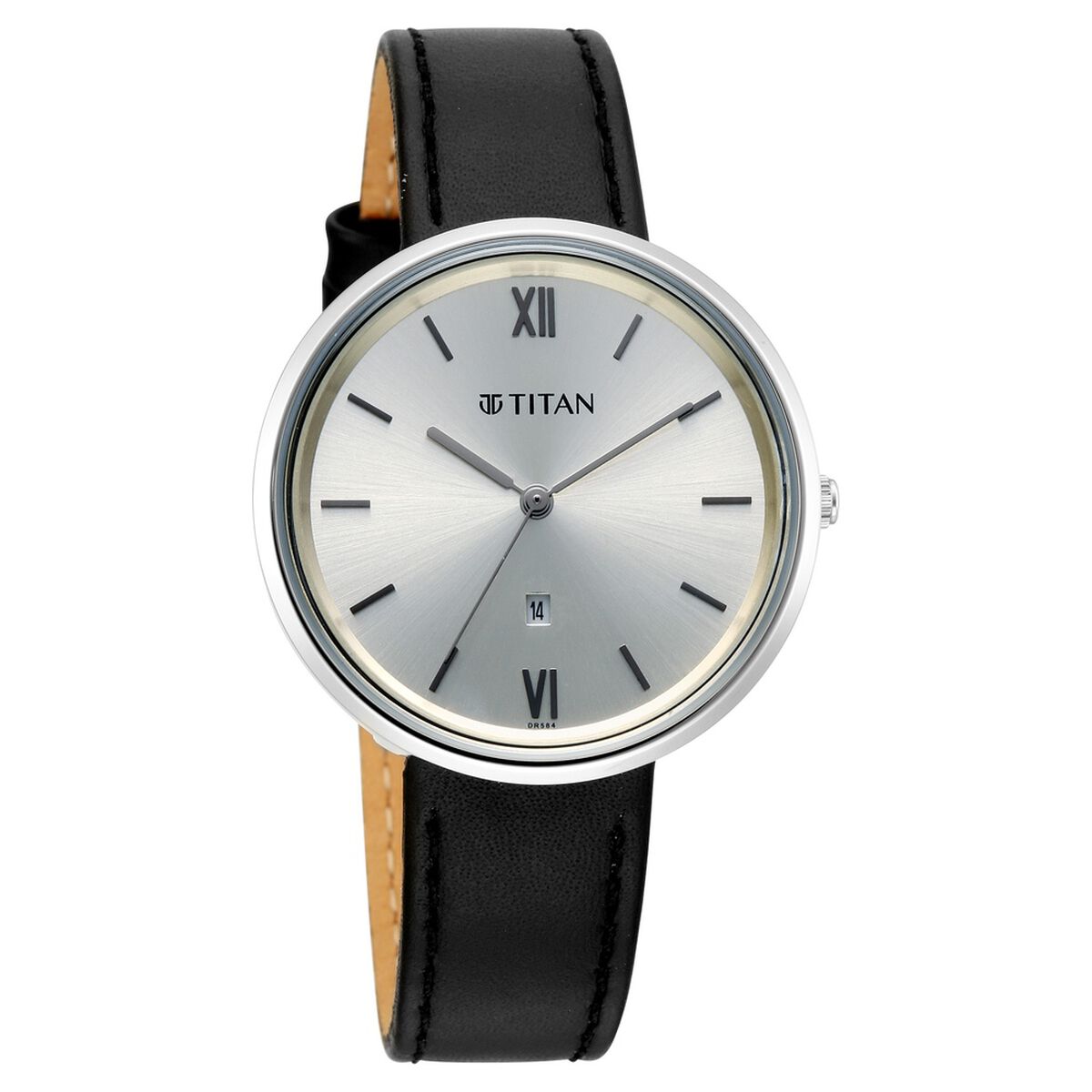 Titan Neo Quartz Analog White Dial Brown Leather Strap Watch For Women 2