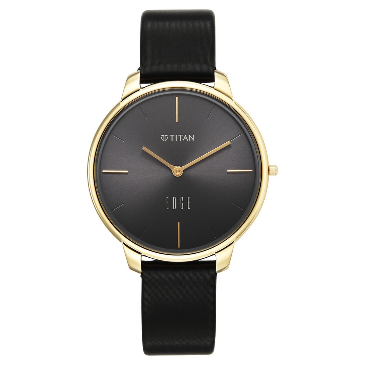 Edge Velora Quartz Analog Black Dial Two Toned Leather Strap Watch For Women 1