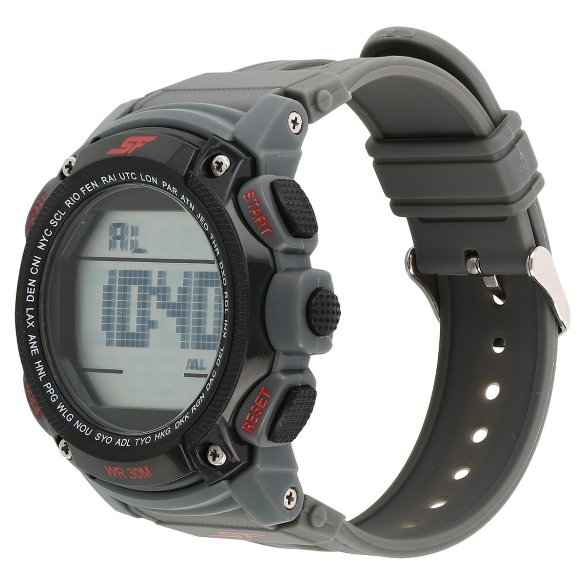 SF Digital Dial Plastic Strap Watch for Men 2