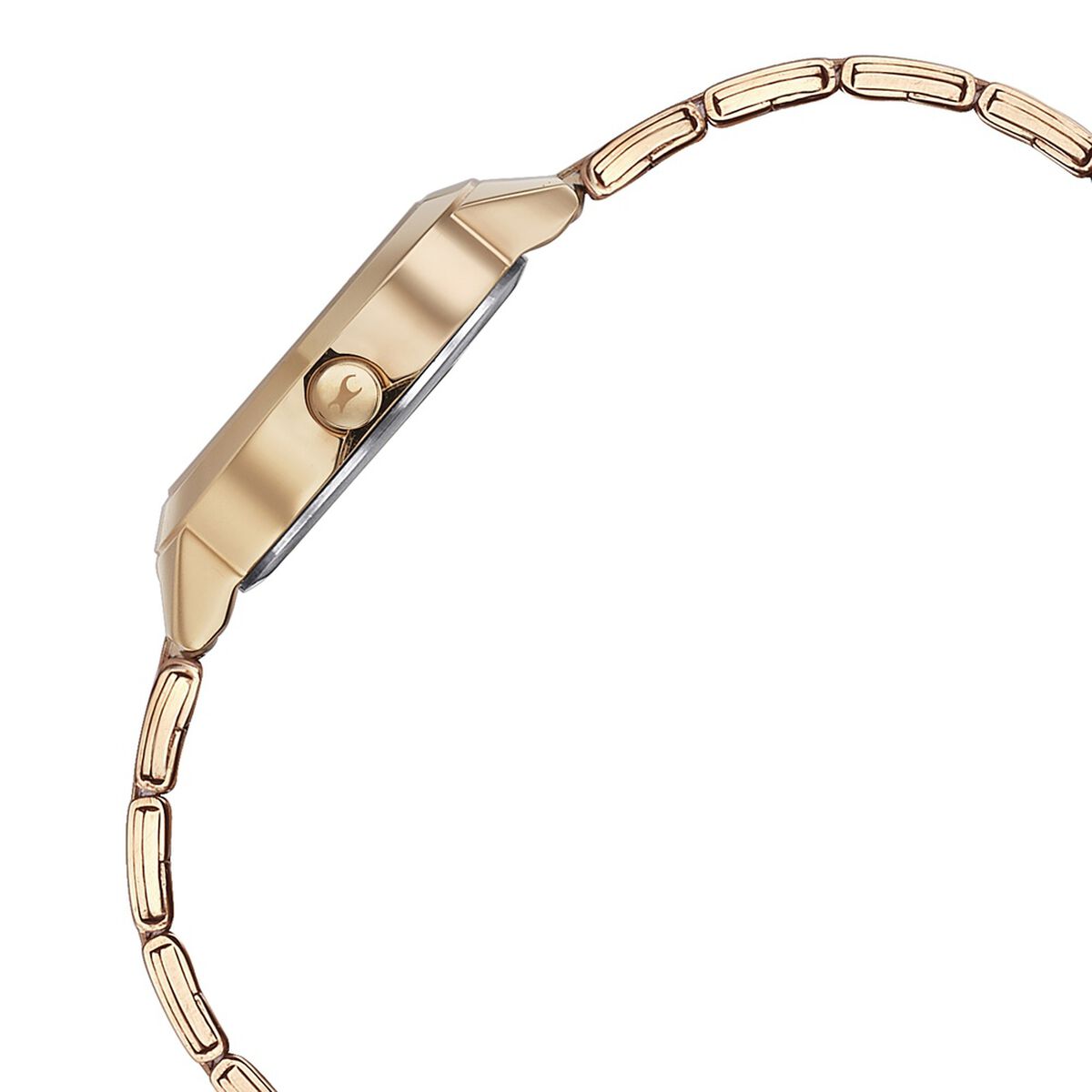 Fastrack Pulse Quartz Analog Pink Dial Stainless Steel Strap Watch for Girls 4