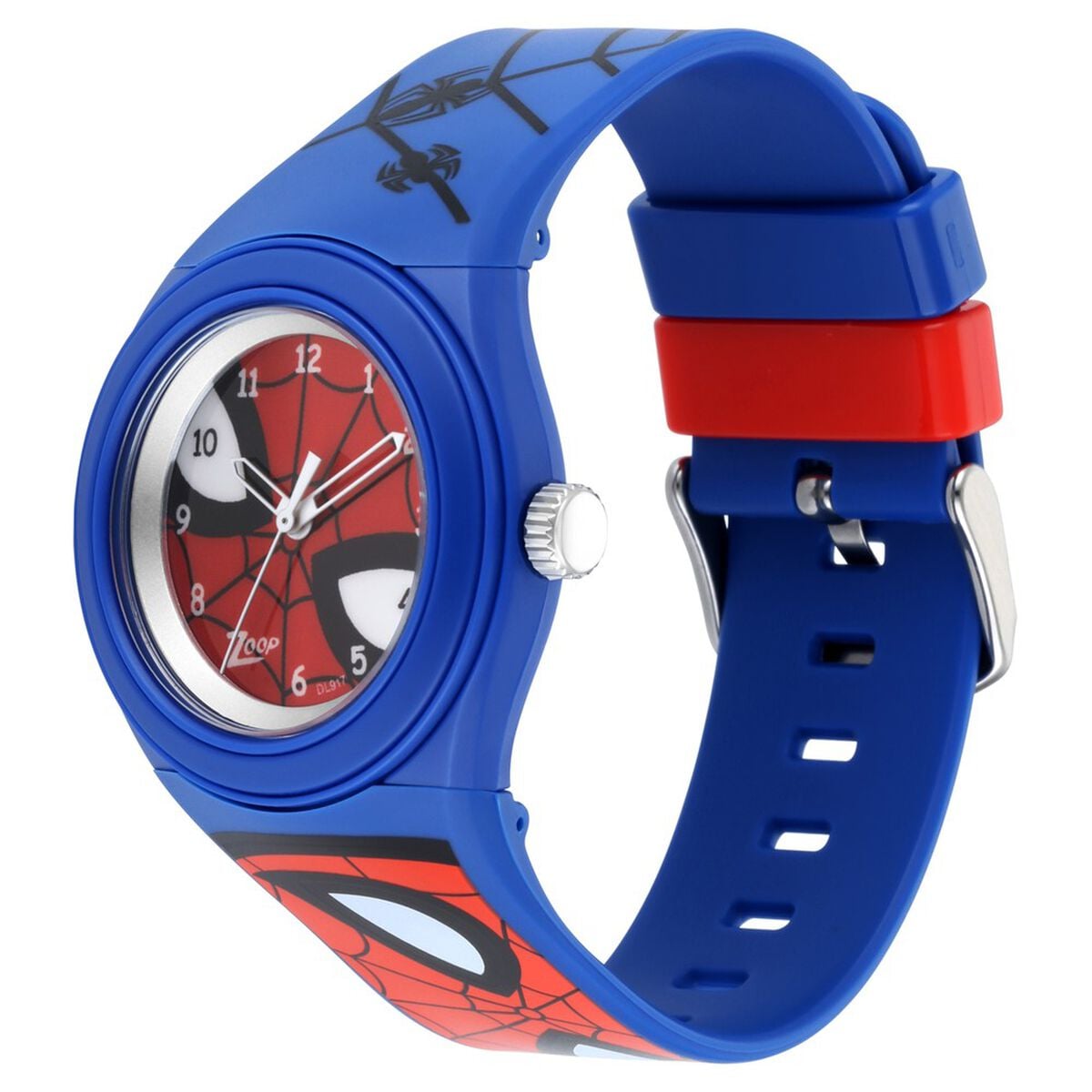 Zoop Marvel Spiderman Analog Watch with Red Dial & Blue Strap for Boys Kids, from House of Titan 3