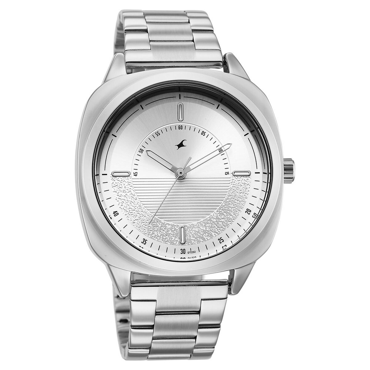 Fastrack Stunners Quartz Analog Silver Dial Silver Stainless Steel Strap Watch For Guys 2