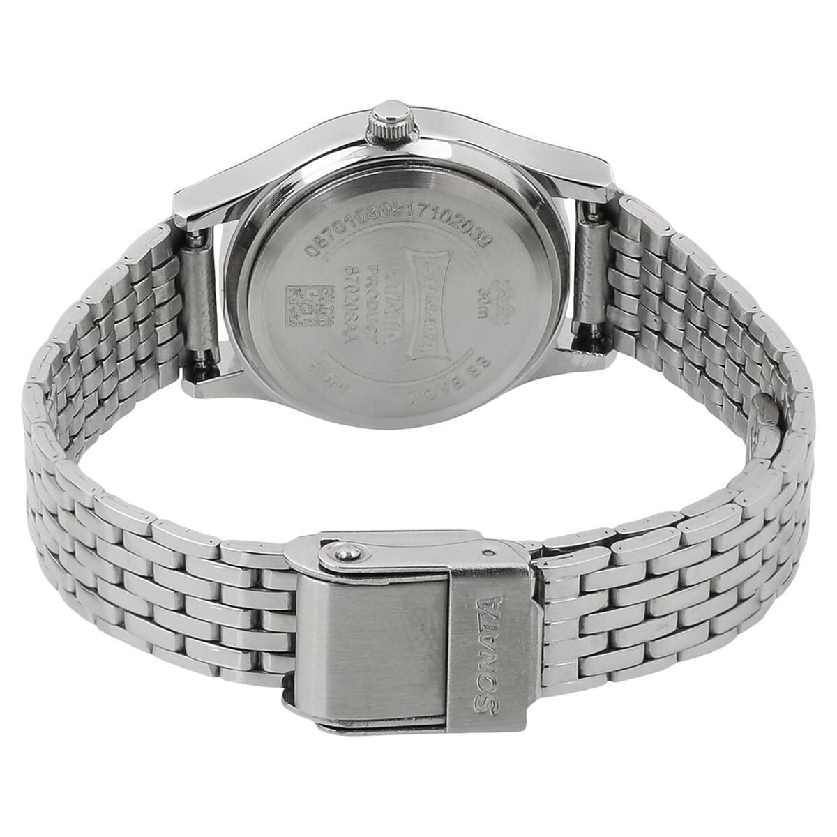 Sonata Essentials Blue Dial Women Watch With Stainless Steel Strap 4