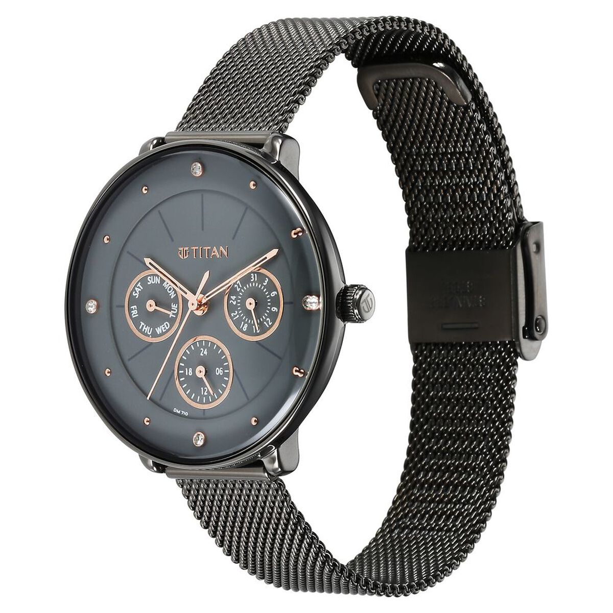 Titan Neo Grey Dial Analog Stainless Steel Strap watch for Women 3