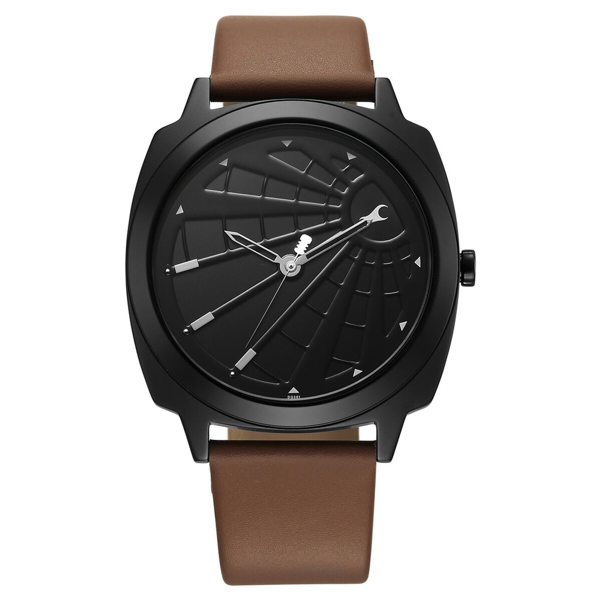 Fastrack Groove Quartz Analog Black Dial Guys Leather Watch 2