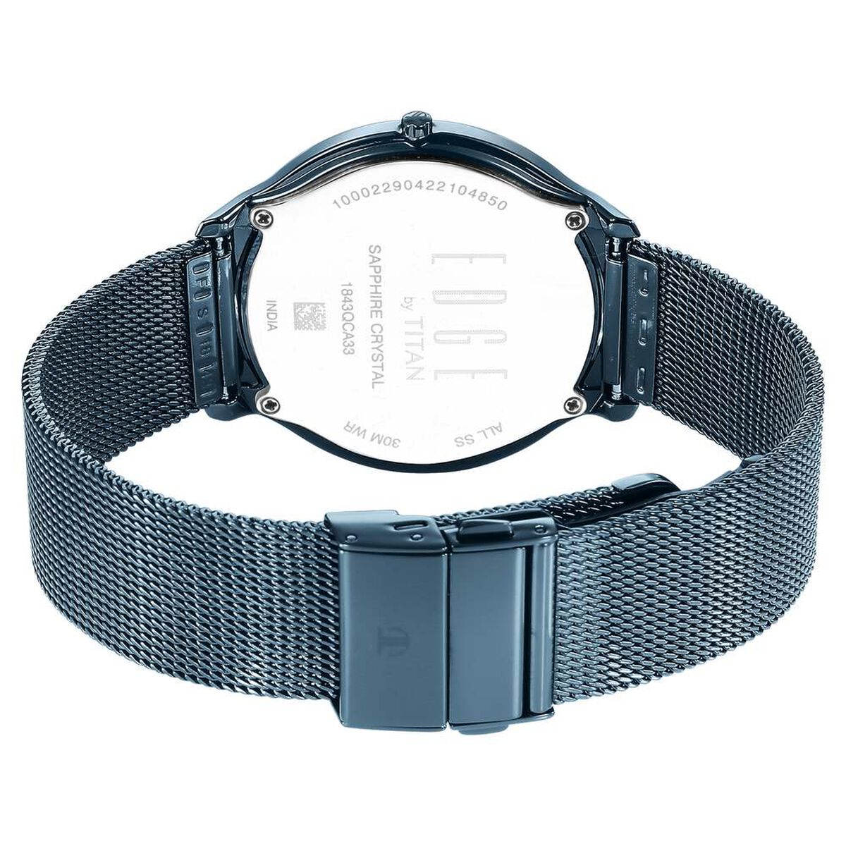 Titan Edge Slim Stainless Steel Blue Dial Analog Watch for Men 5