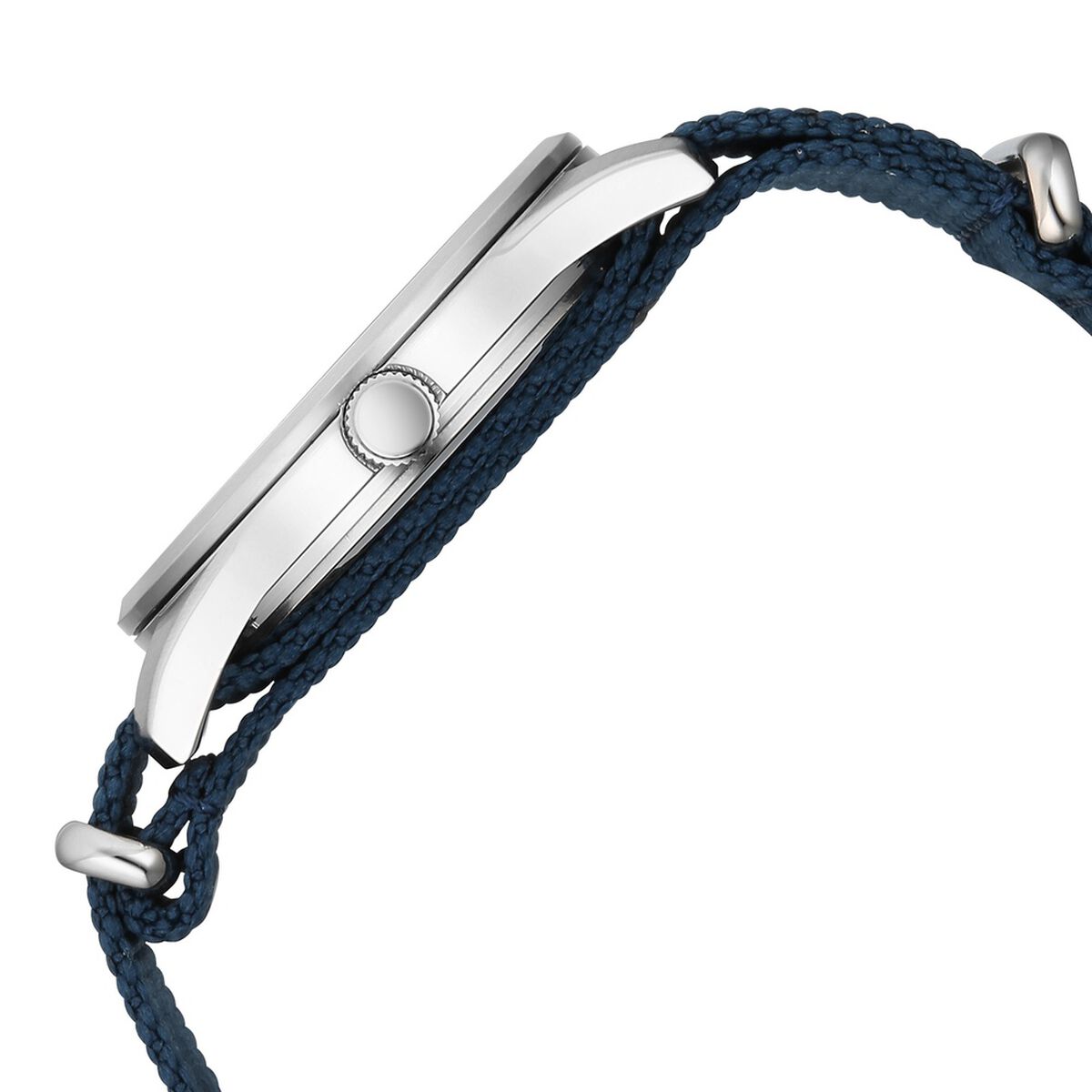 Fastrack Stunners Quartz Analog Blue Dial Blue Nylon Strap Watch For Guys 5