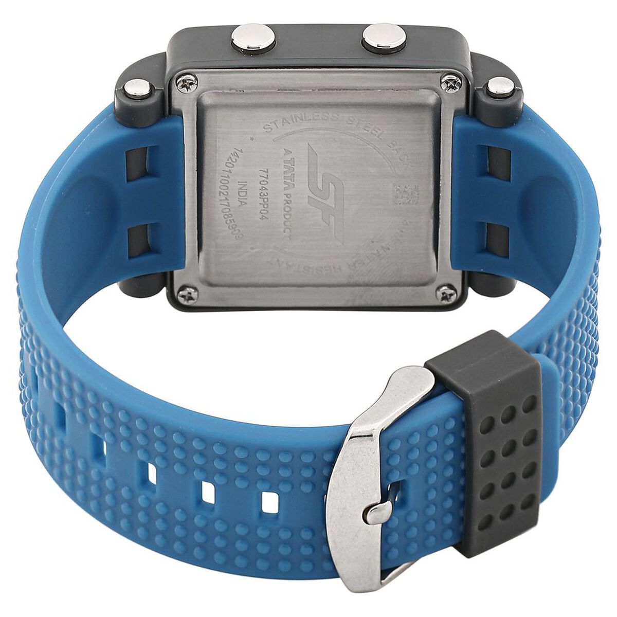 SF Digital Dial Blue Plastic Strap Watch for Men 4