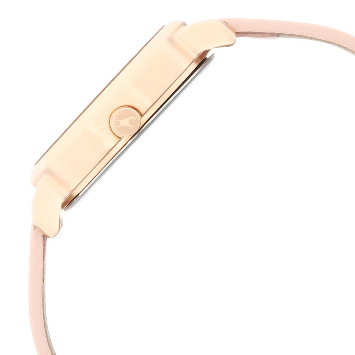 Fastrack Uptown Retreat Quartz Analog Rose Gold Dial Leather Strap Watch for Girls 5