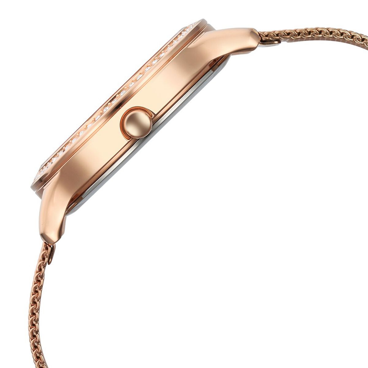 Titan Purple Glam It Up Pink Dial Analog with Date Stainless Steel Strap Watch for Women 4