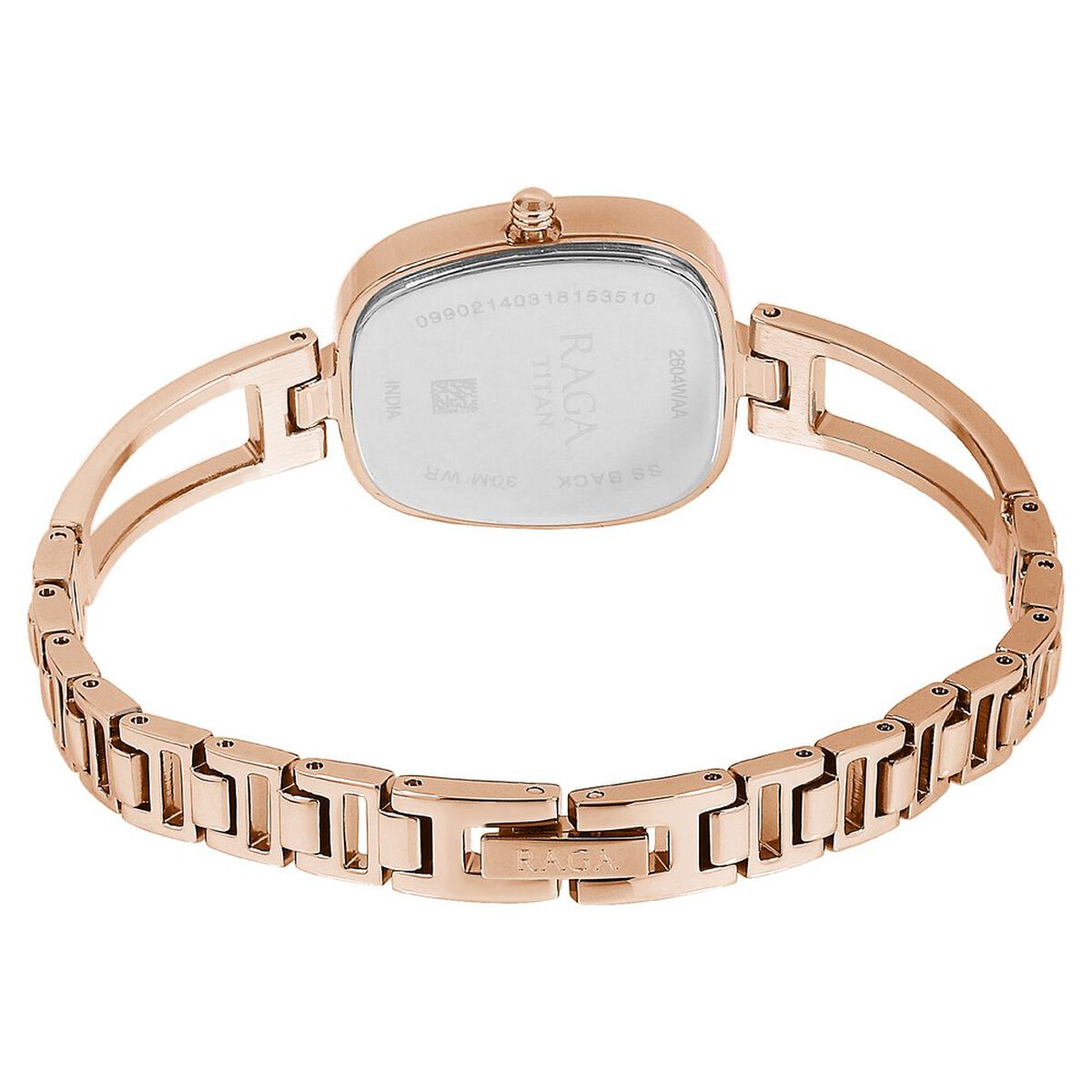 Titan Raga Viva Grey Dial Analog with Date Rose Gold Metal Strap watch for Women 5