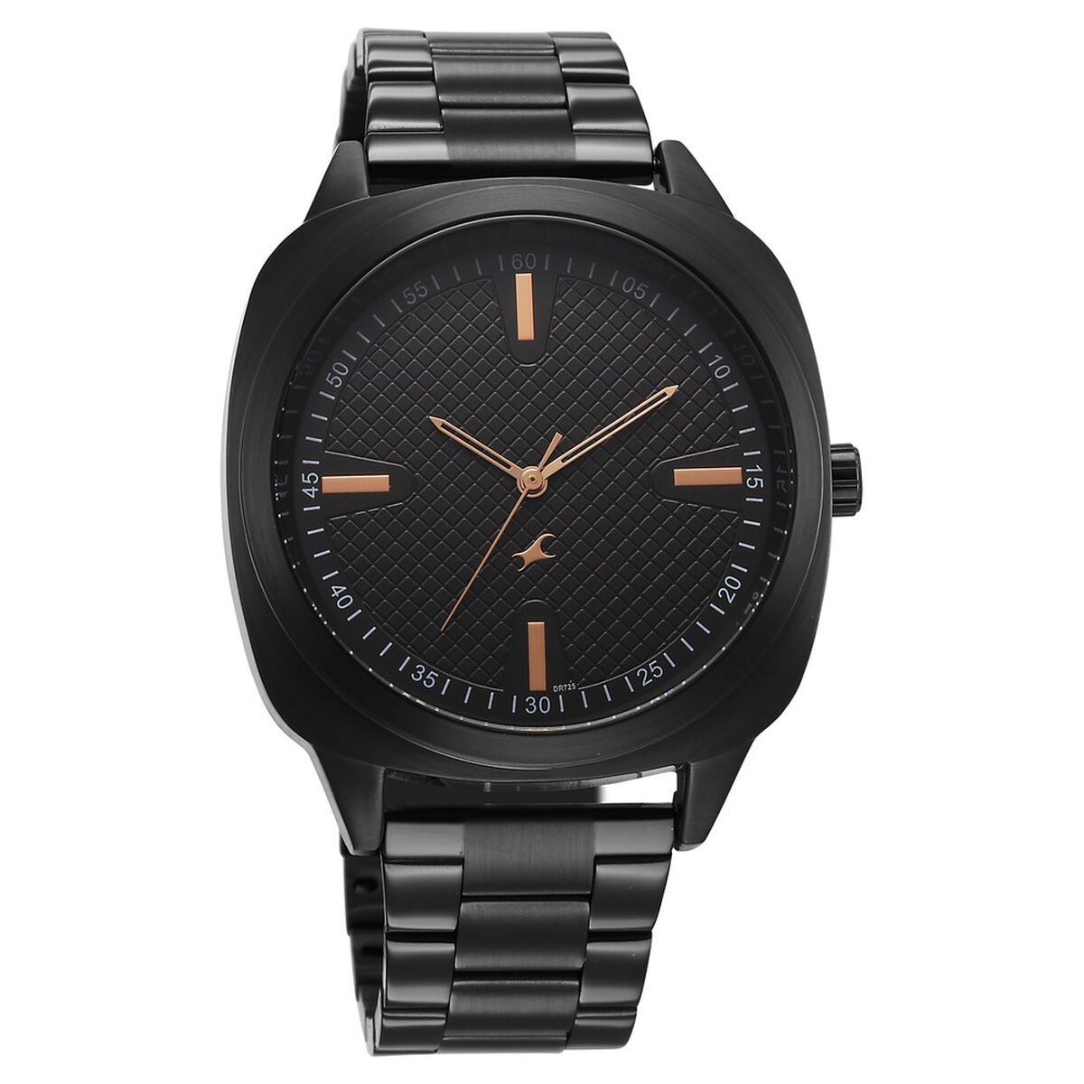 Fastrack Stunners X Quartz Analog Black Dial Stainless Steel Strap Watch For Guys 2