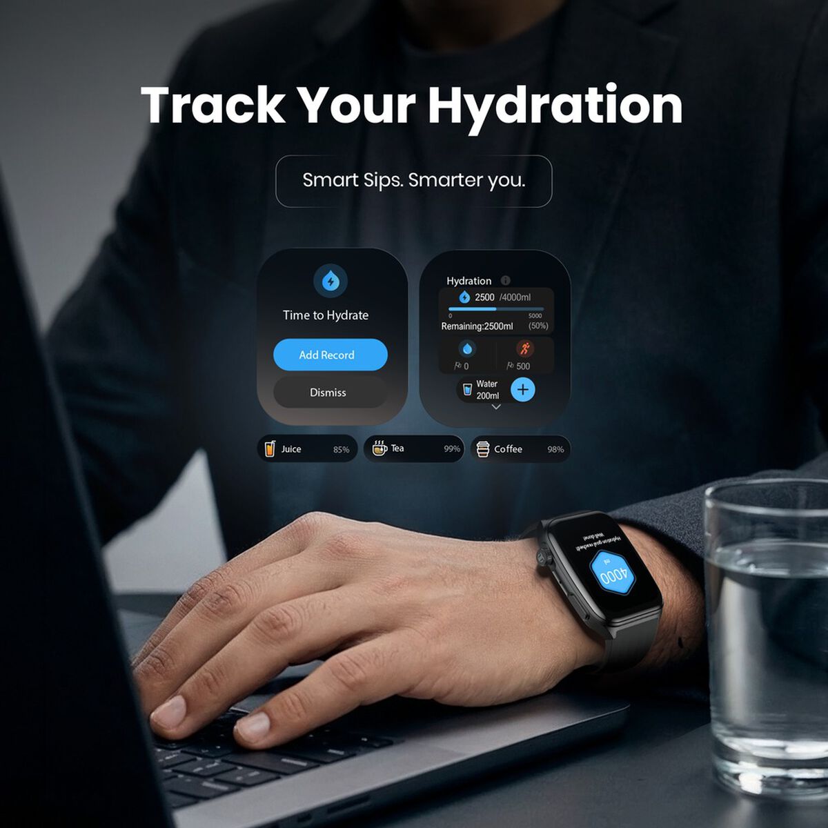 Titan Smart 4.0 Smartwatch with 1.93" AMOLED Display, Infinite AI Watch Faces, AI Voice assistant, QR Hub? 5