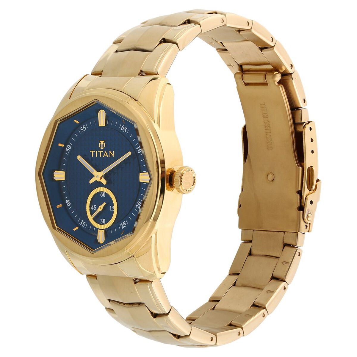 Titan Regalia Sovereign Blue Dial Analog Stainless Steel Strap watch for Men 2