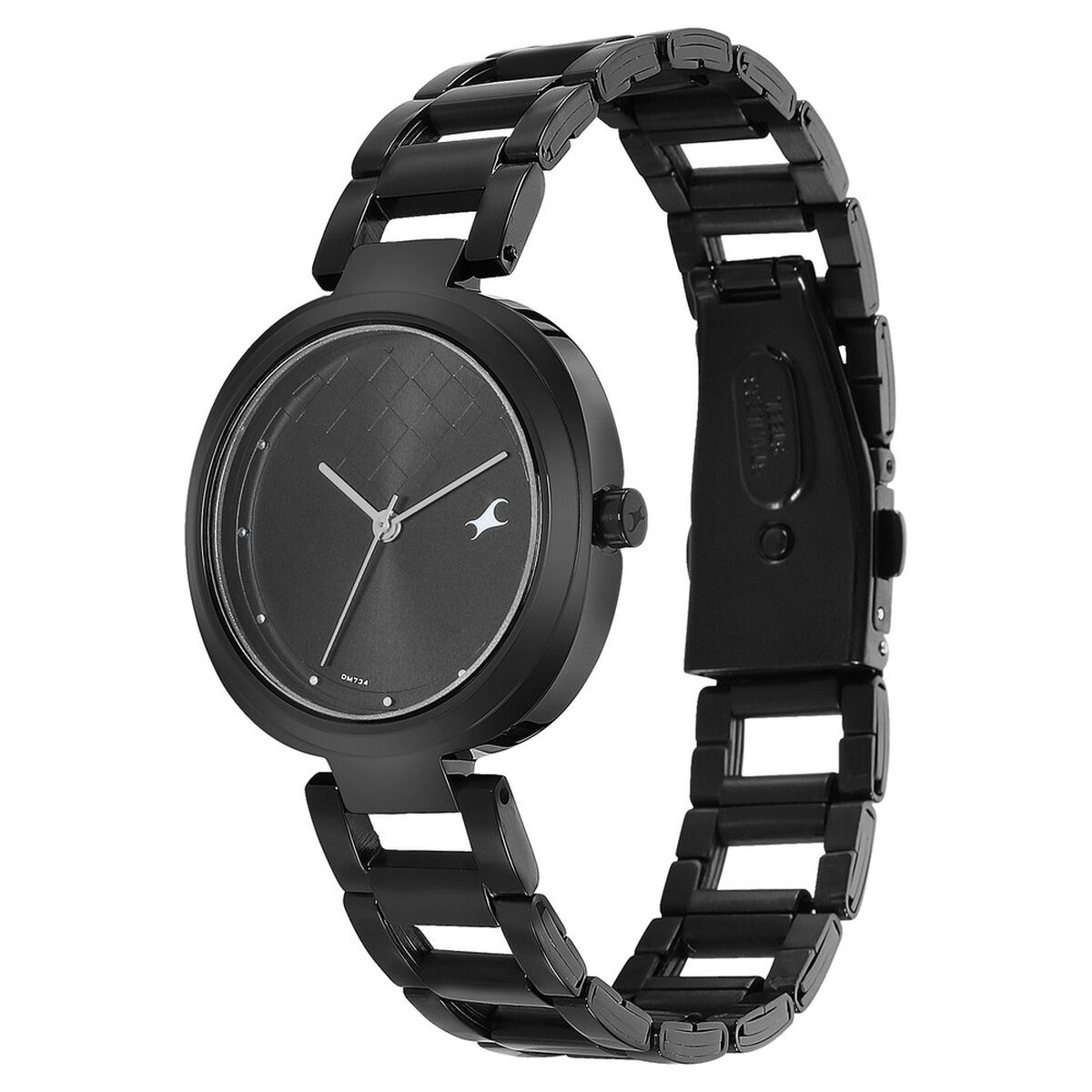 Fastrack Stunners Quartz Analog Black Dial Stainless Steel Strap Watch for Girls 4