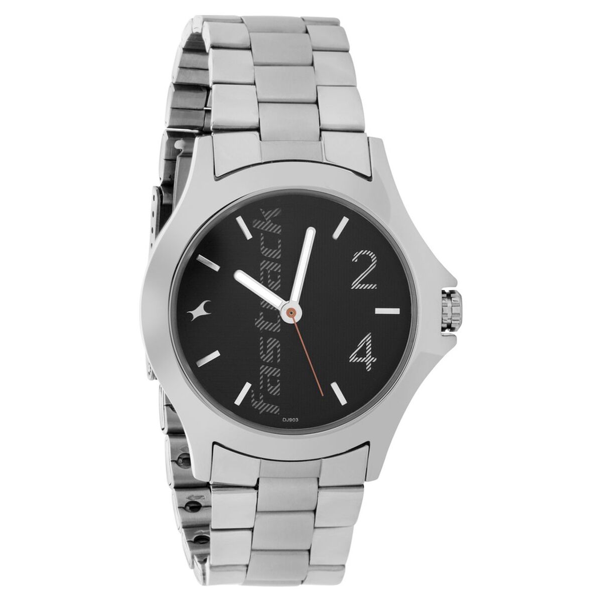 Fastrack Quartz Analog Black Dial Stainless Steel Strap Watch for Guys 1