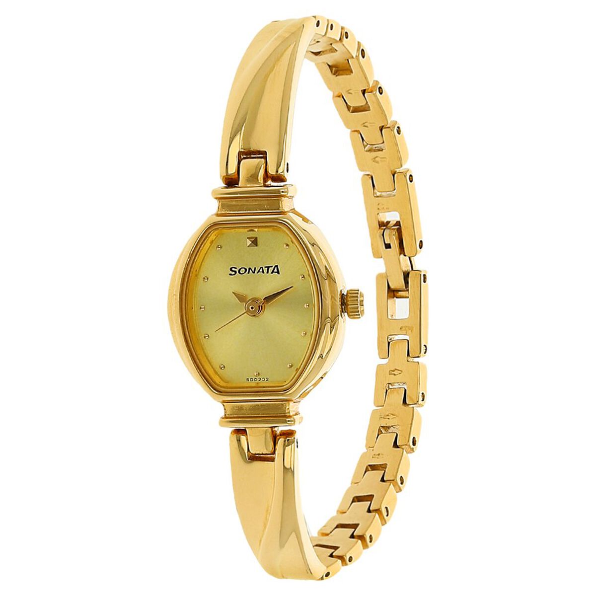 Sonata Quartz Analog Champagne Dial Metal Strap Watch for Women 2